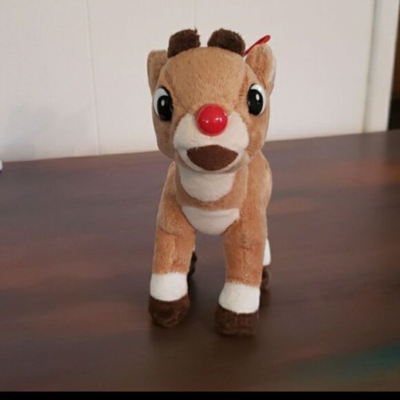 NWT Infant Rudolph the Red Nosed Reindeer T-Shirt & Plush Gift Set Sz 3-6 Mos - Picture 5 of 9